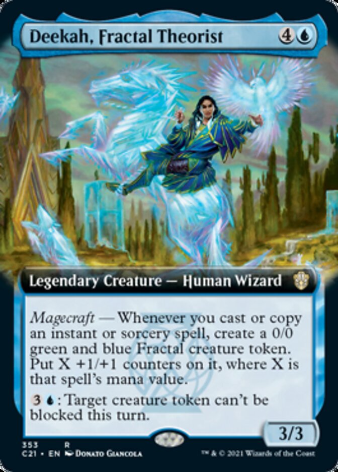 Deekah, Fractal Theorist (Extended Art) [Commander 2021] | Exor Games Truro