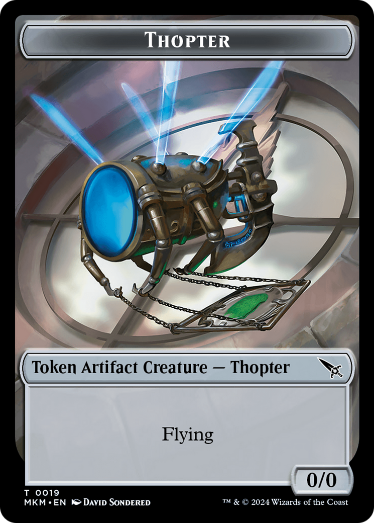 Thopter Token (0019) [Murders at Karlov Manor Tokens] | Exor Games Truro