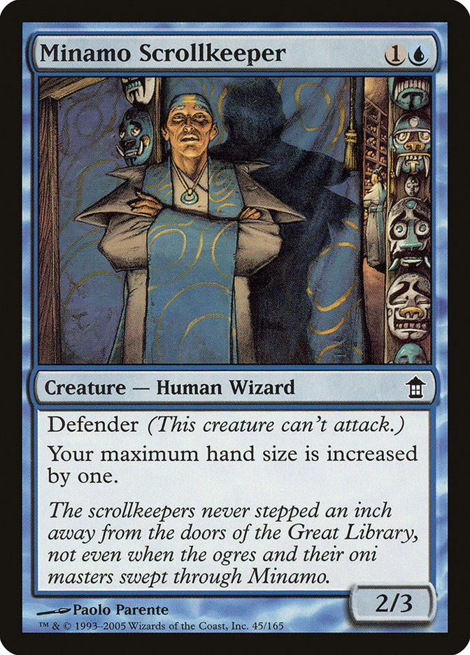 Minamo Scrollkeeper [Saviors of Kamigawa] | Exor Games Truro