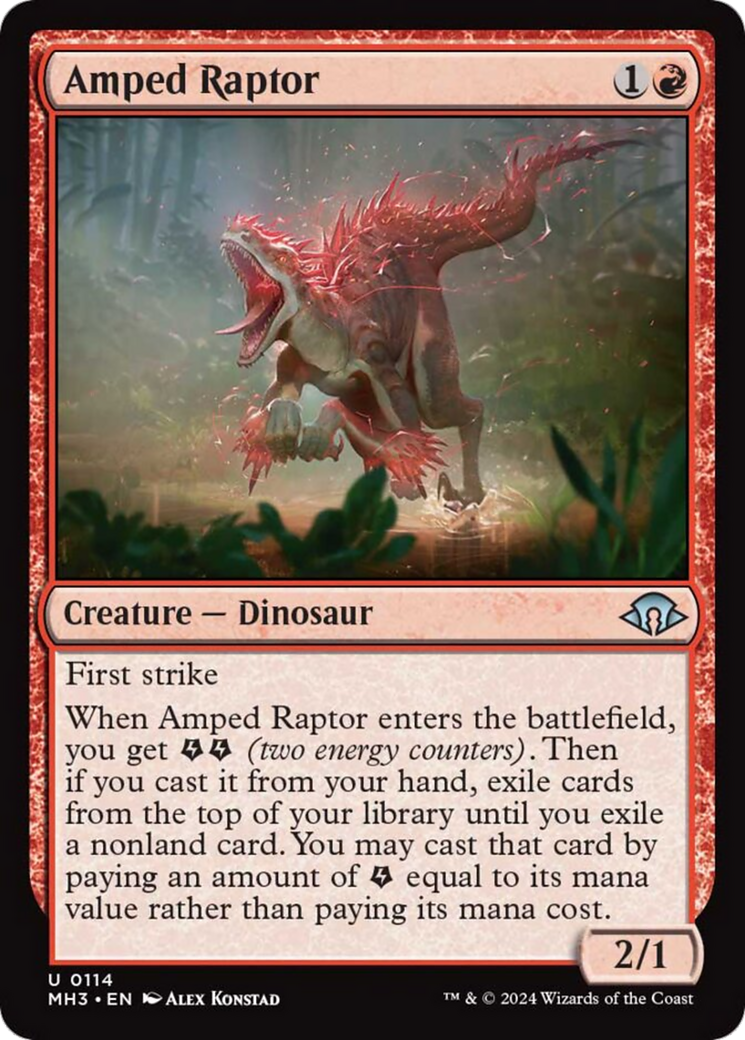 Amped Raptor [Modern Horizons 3] | Exor Games Truro