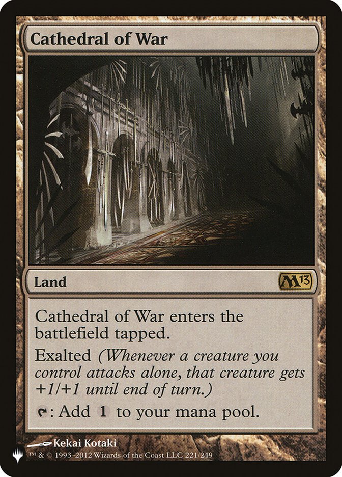 Cathedral of War [The List] | Exor Games Truro
