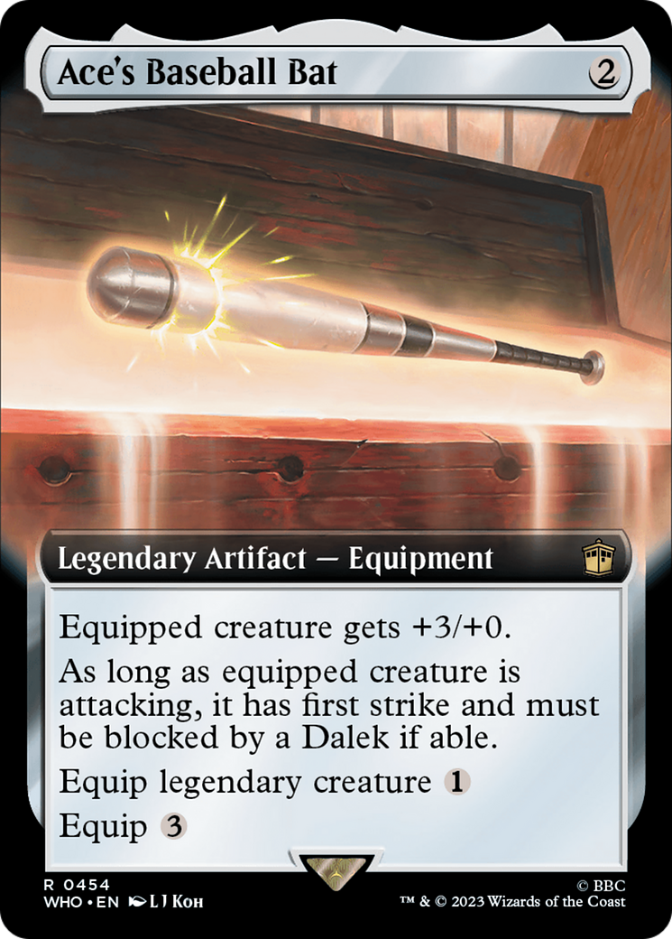 Ace's Baseball Bat (Extended Art) [Doctor Who] | Exor Games Truro