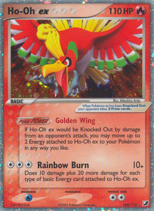 Ho-Oh ex (104/115) [EX: Unseen Forces] | Exor Games Truro