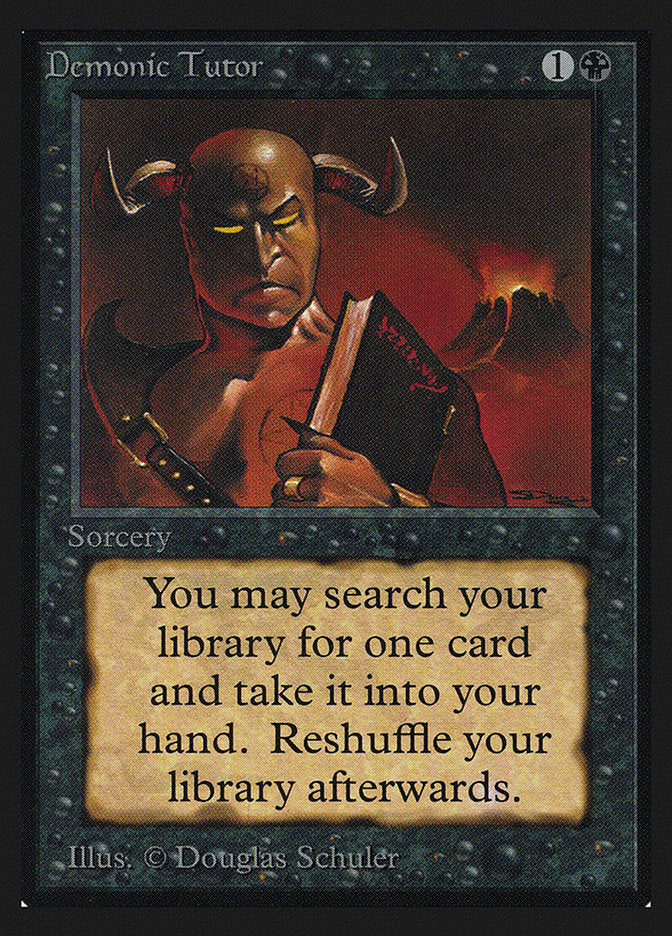 Demonic Tutor [International Collectors' Edition] | Exor Games Truro