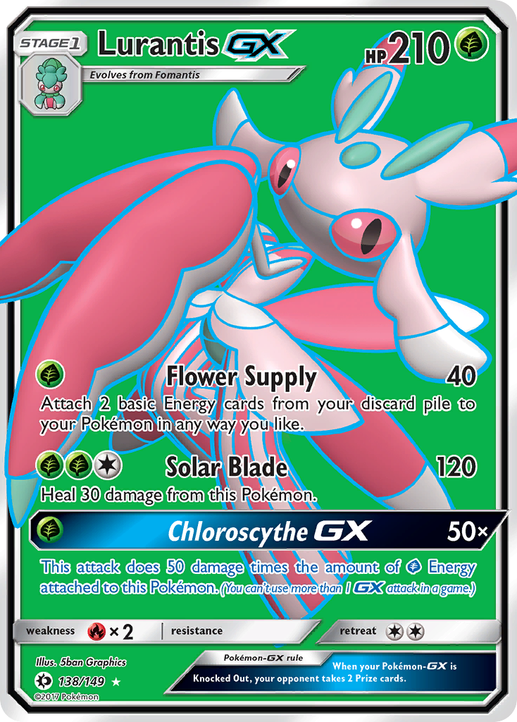 Lurantis GX (138/149) [Sun & Moon: Base Set] | Exor Games Truro