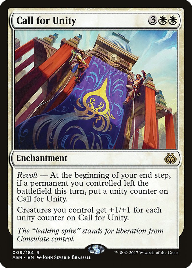 Call for Unity [Aether Revolt] | Exor Games Truro