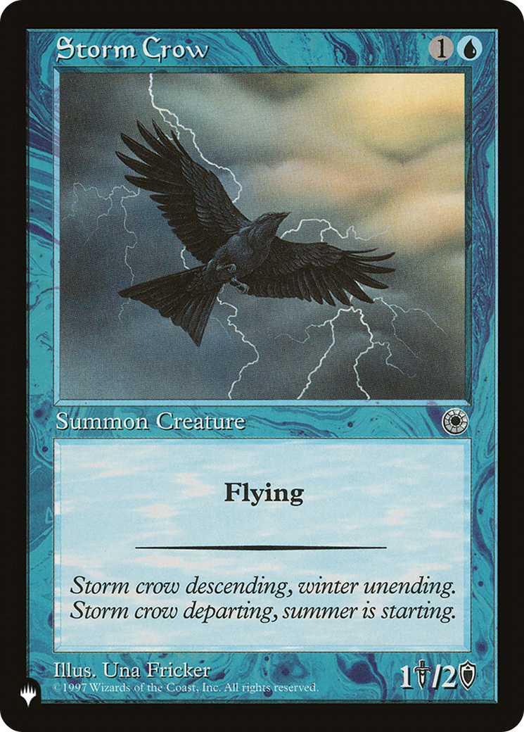 Storm Crow (POR) [The List Reprints] | Exor Games Truro