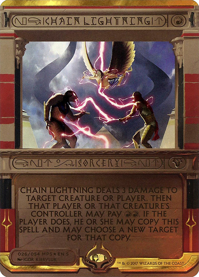 Chain Lightning (Invocation) [Amonkhet Invocations] | Exor Games Truro