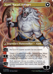 Ajani, Nacatl Pariah // Ajani, Nacatl Avenger (Borderless) (Textured Foil) [Modern Horizons 3] | Exor Games Truro