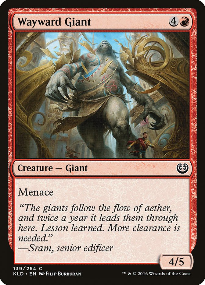 Wayward Giant [Kaladesh] | Exor Games Truro