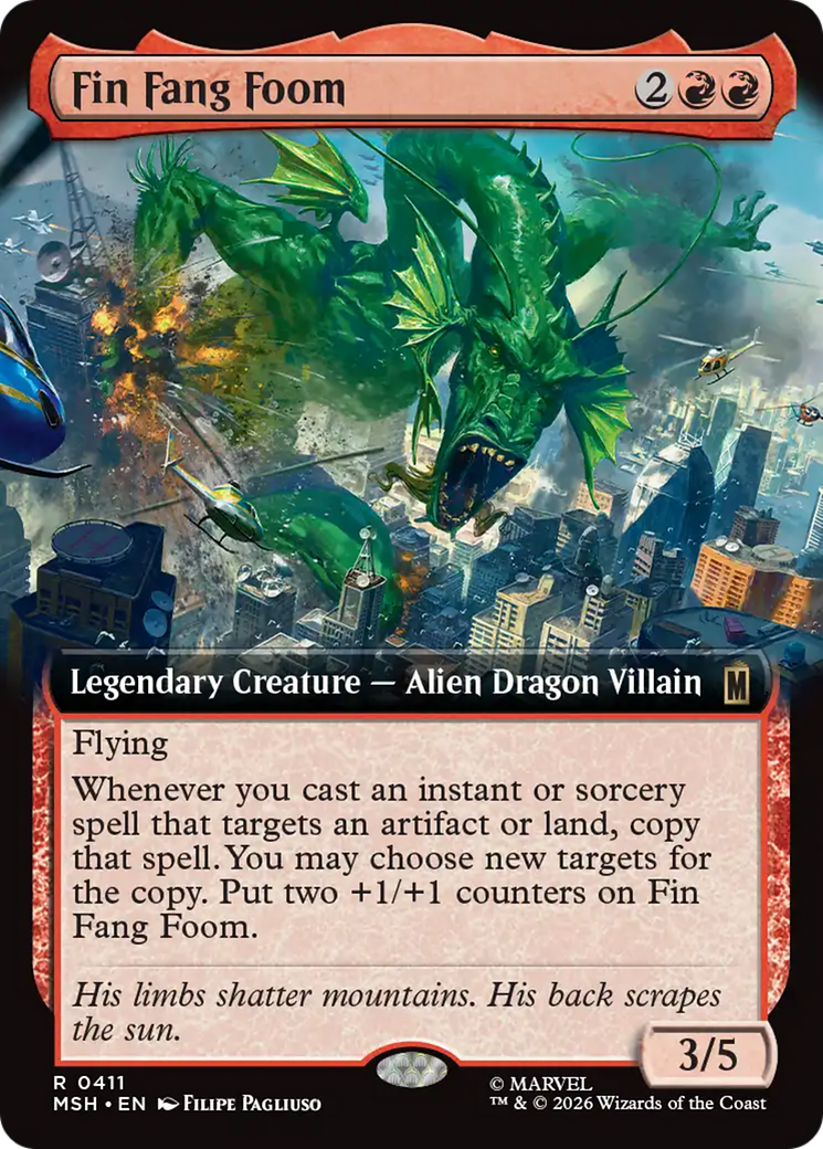Fin Fang Foom (Extended Art) [Marvel Super Heroes] | Exor Games Truro