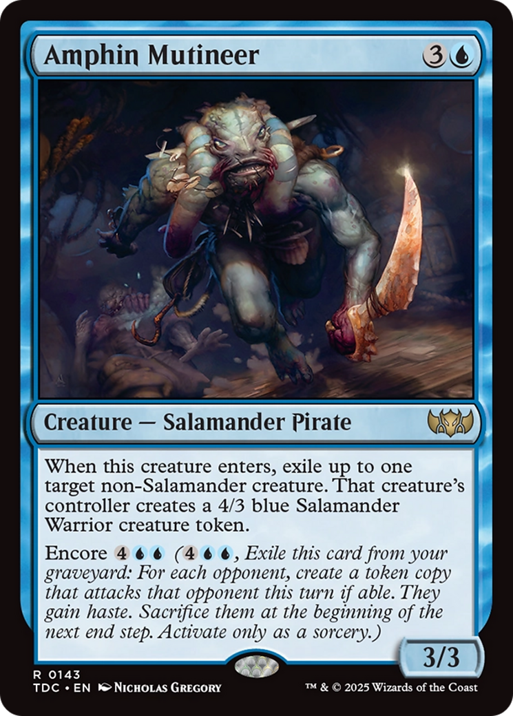 Amphin Mutineer [Tarkir: Dragonstorm Commander] | Exor Games Truro