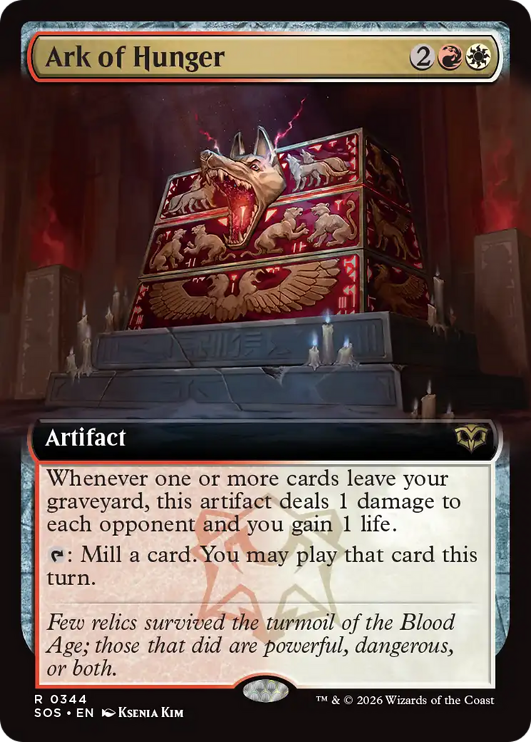Ark of Hunger (Extended Art) [Secrets of Strixhaven] | Exor Games Truro