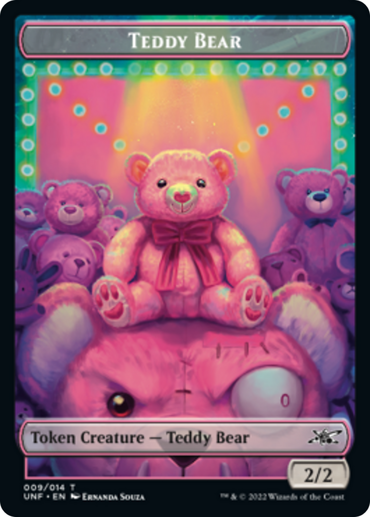 Teddy Bear // Treasure (013) Double-Sided Token [Unfinity Tokens] | Exor Games Truro