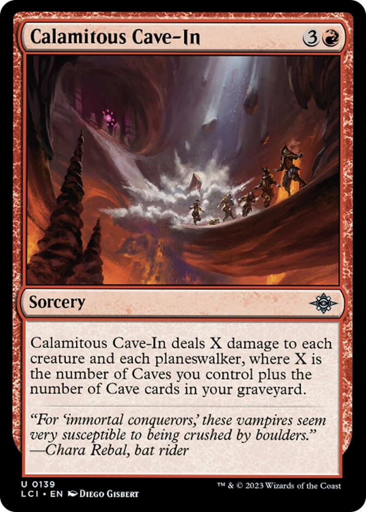 Calamitous Cave-In [The Lost Caverns of Ixalan] | Exor Games Truro