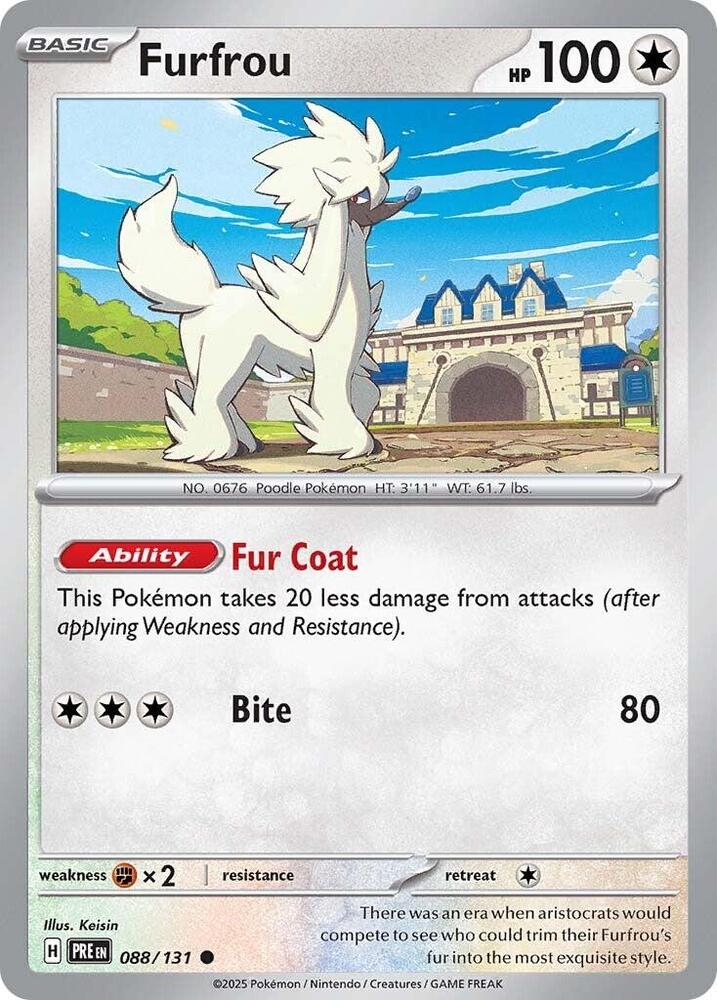 Furfrou (088/131) [Scarlet & Violet: Prismatic Evolutions] | Exor Games Truro