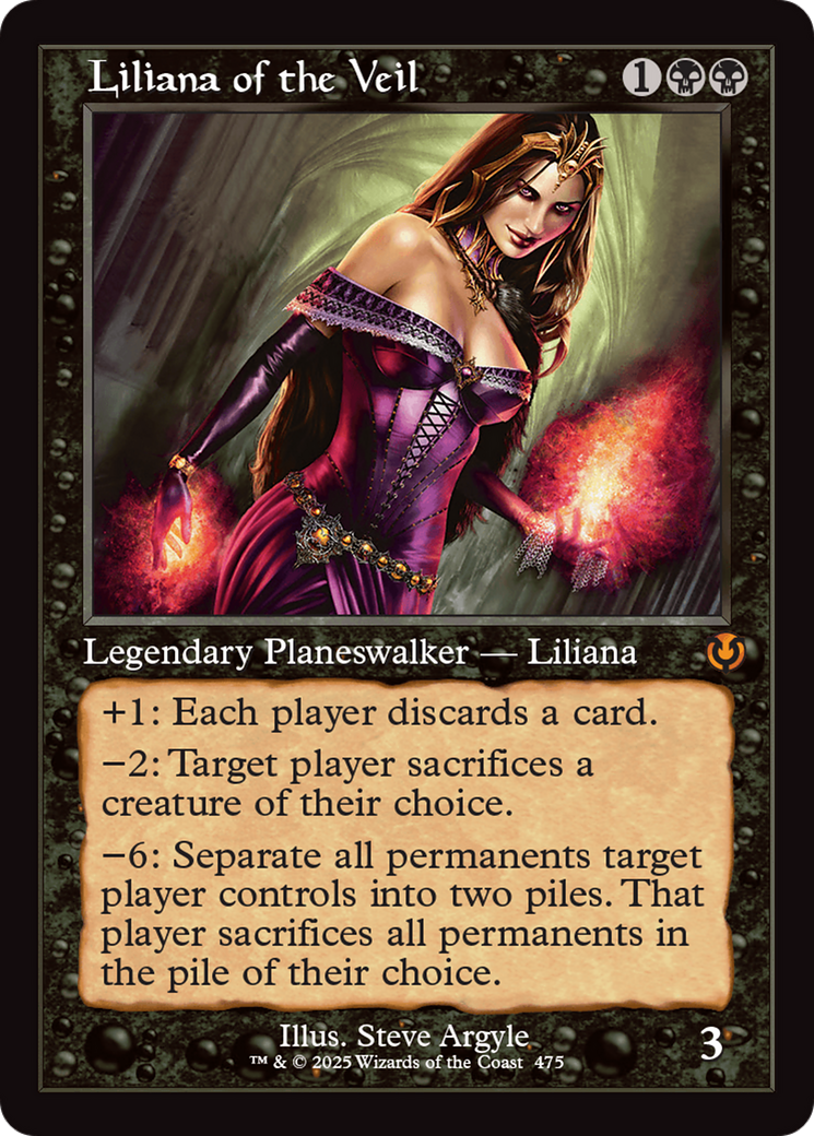 Liliana of the Veil (Retro Frame) [Innistrad Remastered] | Exor Games Truro