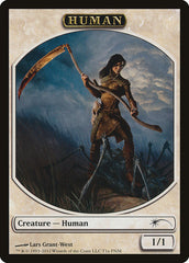 Human // Wolf Double-Sided Token [Friday Night Magic 2012] | Exor Games Truro