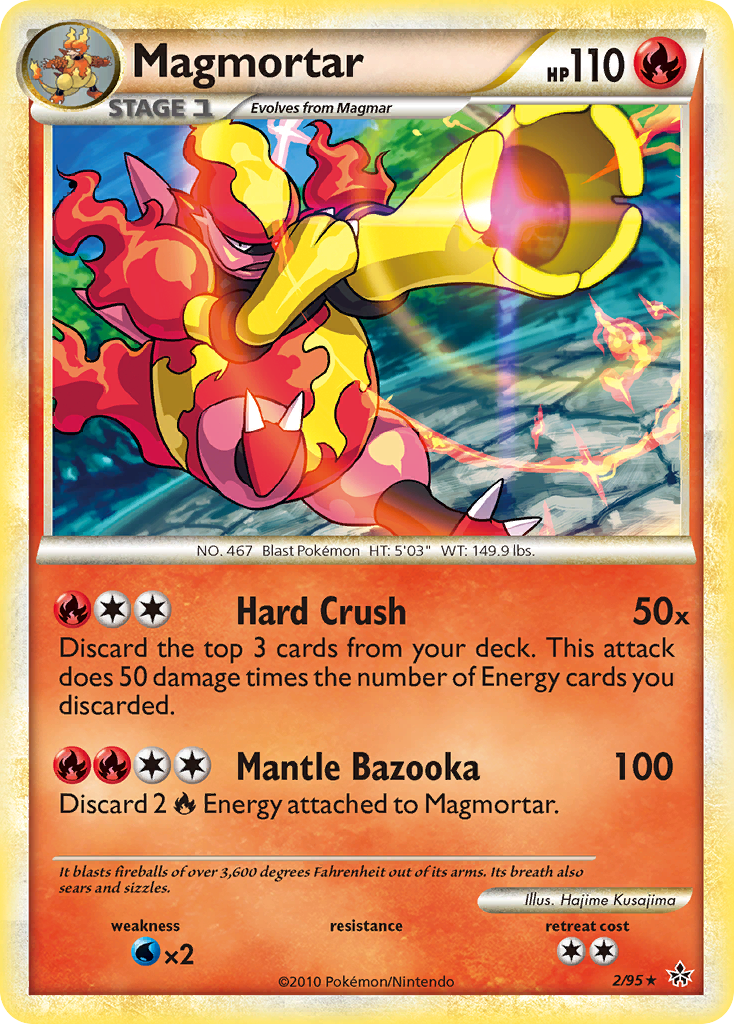 Magmortar (2/95) [HeartGold & SoulSilver: Unleashed] | Exor Games Truro