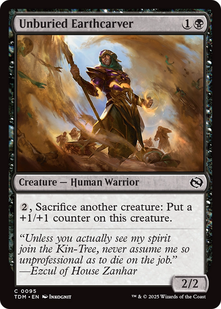 Unburied Earthcarver [Tarkir: Dragonstorm] | Exor Games Truro