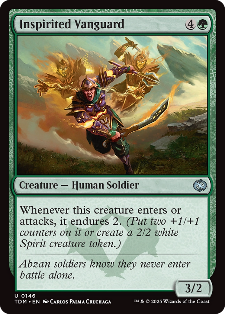 Inspirited Vanguard [Tarkir: Dragonstorm] | Exor Games Truro