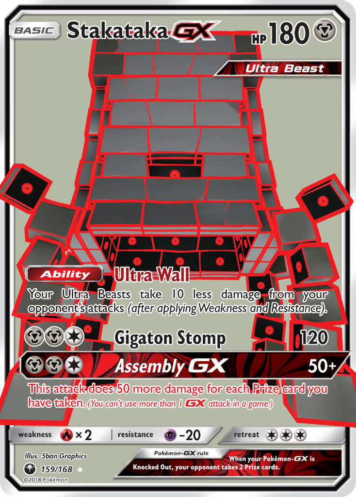 Stakataka GX (159/168) [Sun & Moon: Celestial Storm] | Exor Games Truro