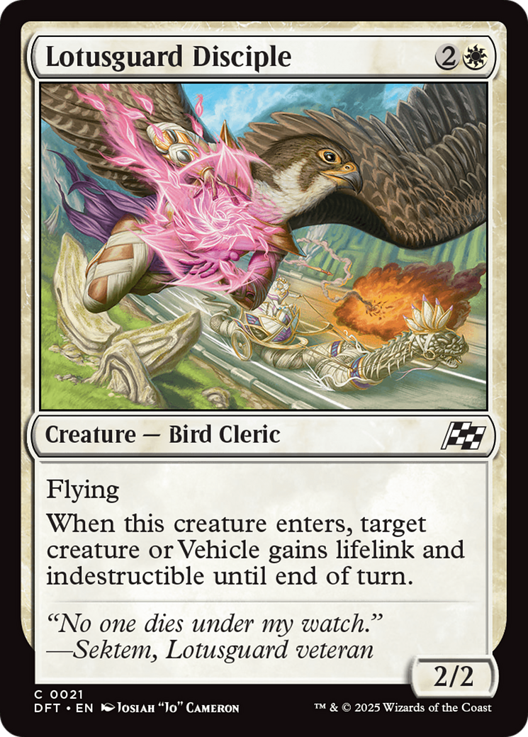 Lotusguard Disciple [Aetherdrift] | Exor Games Truro