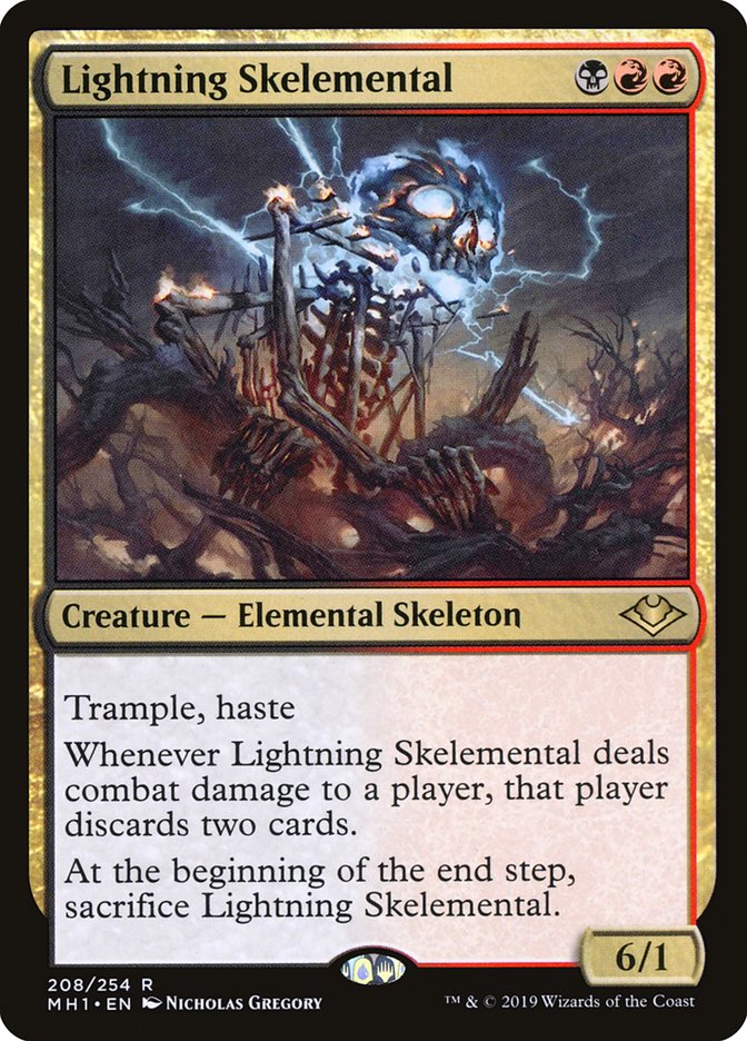 Lightning Skelemental [Modern Horizons] | Exor Games Truro