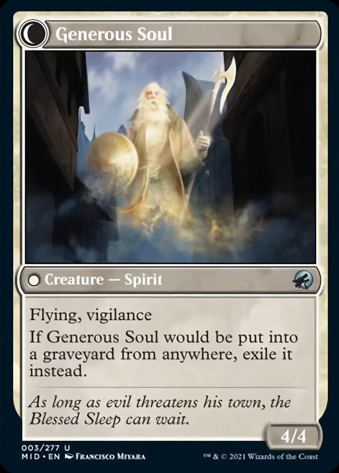 Beloved Beggar // Generous Soul [Innistrad: Midnight Hunt] | Exor Games Truro