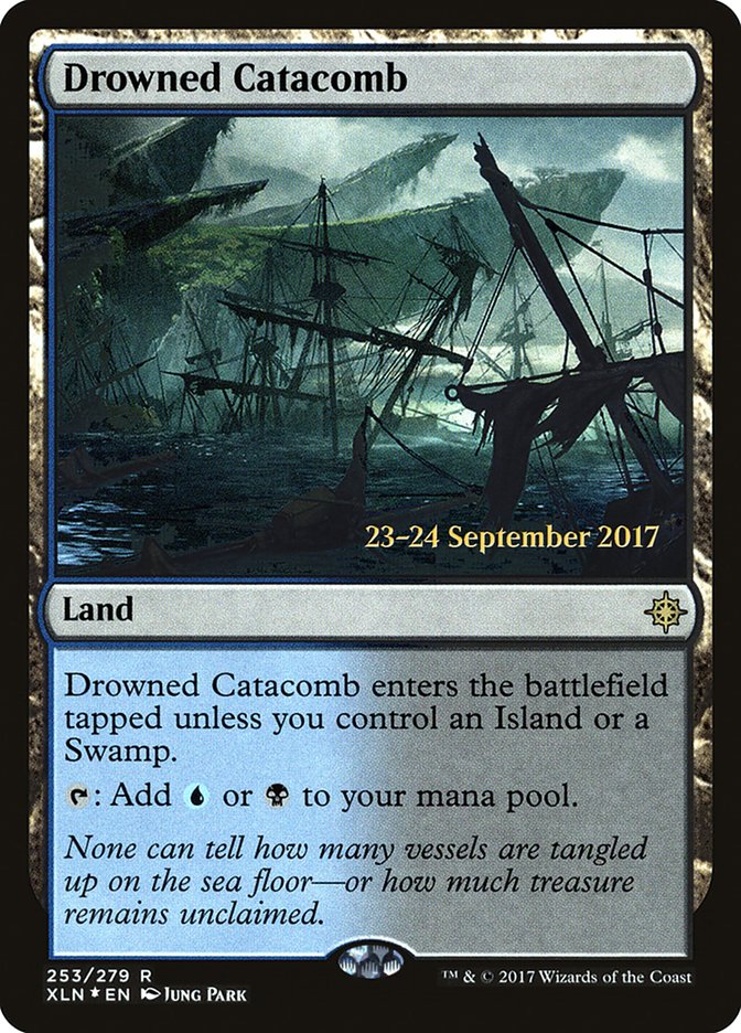 Drowned Catacomb [Ixalan Prerelease Promos] | Exor Games Truro