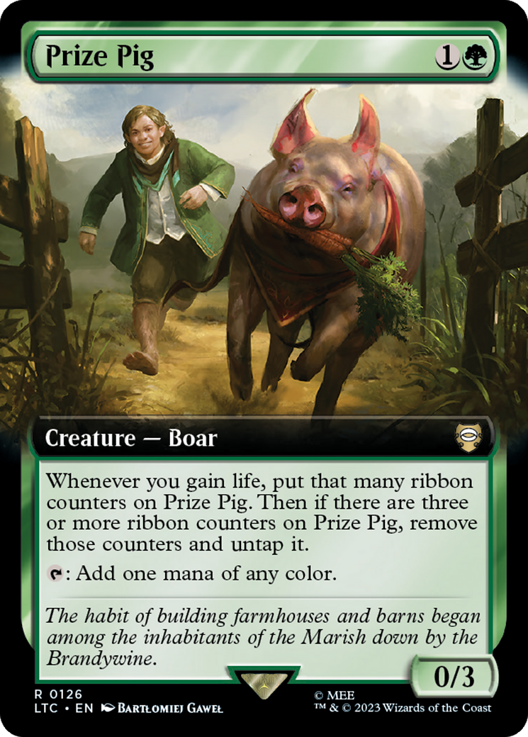 Prize Pig (Extended Art) [The Lord of the Rings: Tales of Middle-Earth Commander] | Exor Games Truro