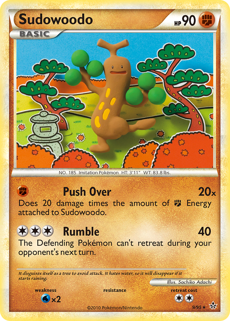 Sudowoodo (9/95) [HeartGold & SoulSilver: Unleashed] | Exor Games Truro