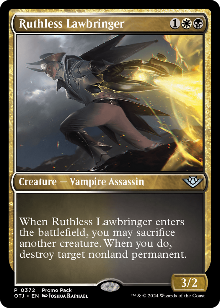 Ruthless Lawbringer (Promo Pack) [Outlaws of Thunder Junction Promos] | Exor Games Truro