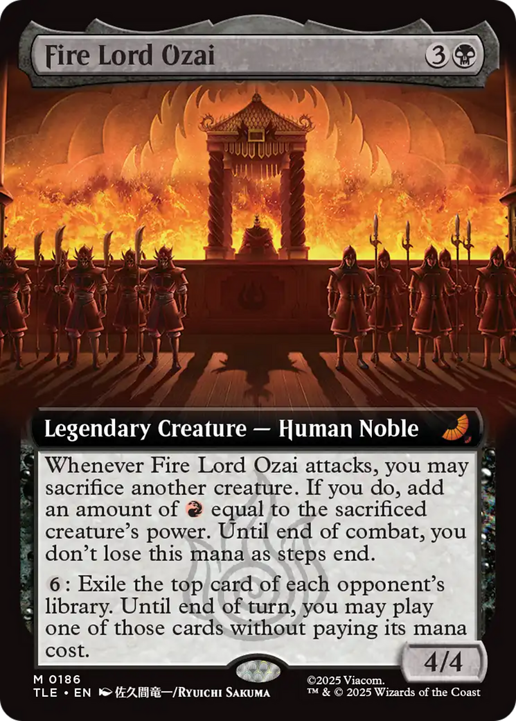 Fire Lord Ozai (Extended Art) [Avatar: The Last Airbender: Eternal-Legal] | Exor Games Truro