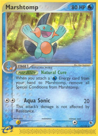 Marshtomp (41/109) [EX: Ruby & Sapphire] | Exor Games Truro