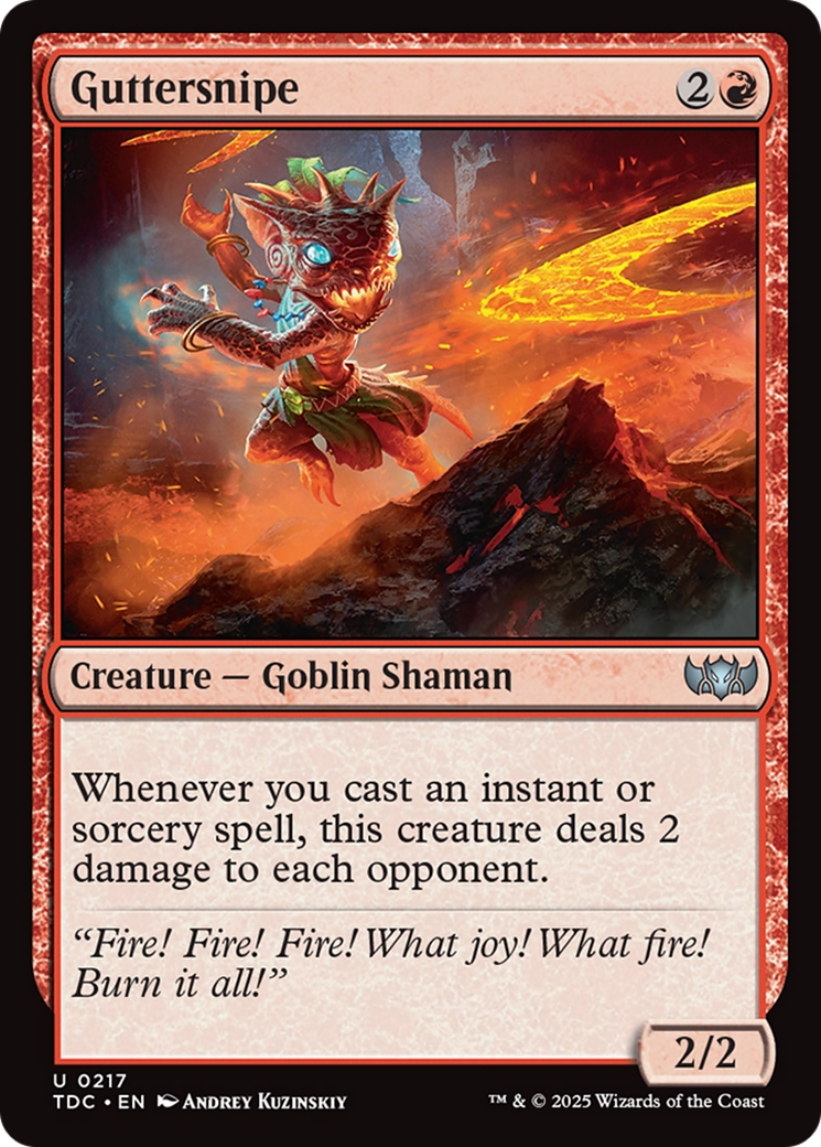 Guttersnipe [Tarkir: Dragonstorm Commander] | Exor Games Truro