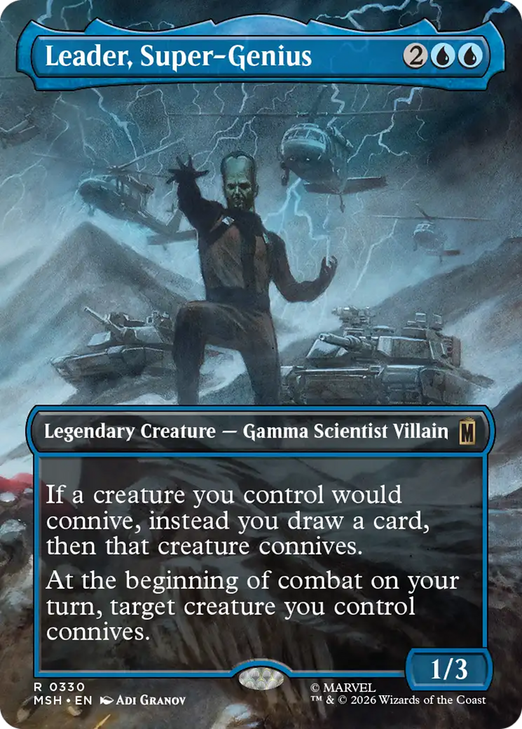 Leader, Super-Genius (Borderless) [Marvel Super Heroes] | Exor Games Truro