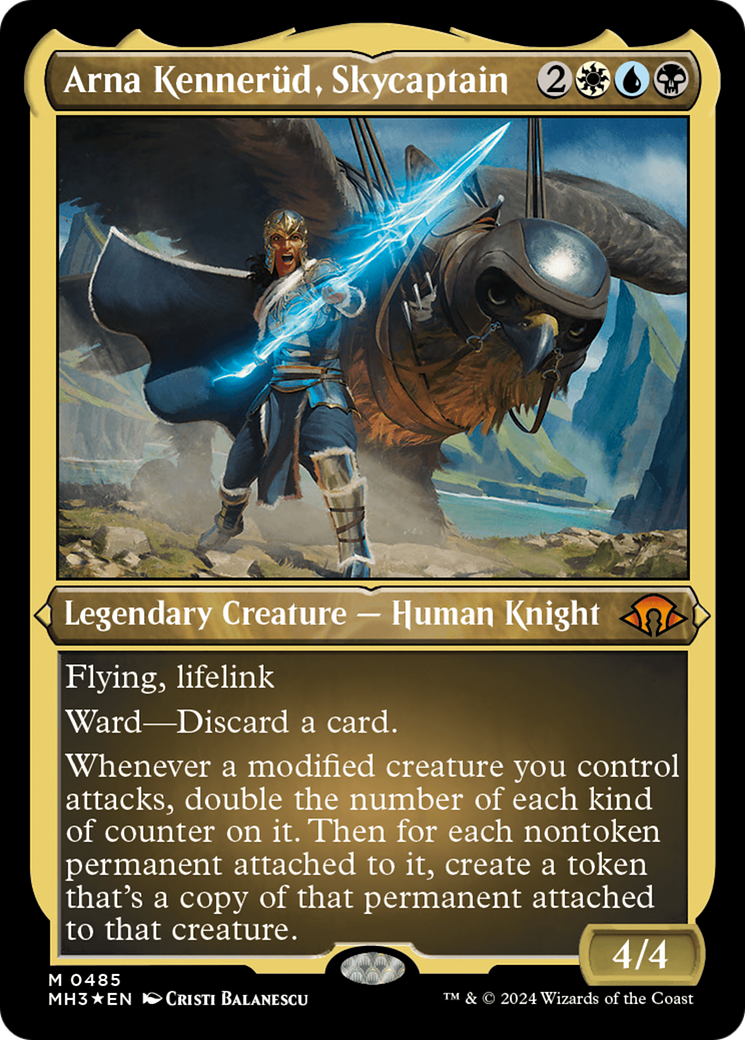 Arna Kennerud, Skycaptain (Foil Etched) [Modern Horizons 3] | Exor Games Truro