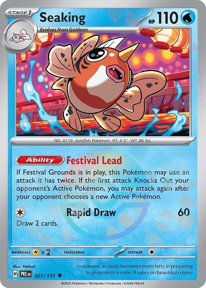 Seaking (021/131) (Poke Ball Pattern) [Scarlet & Violet: Prismatic Evolutions] | Exor Games Truro