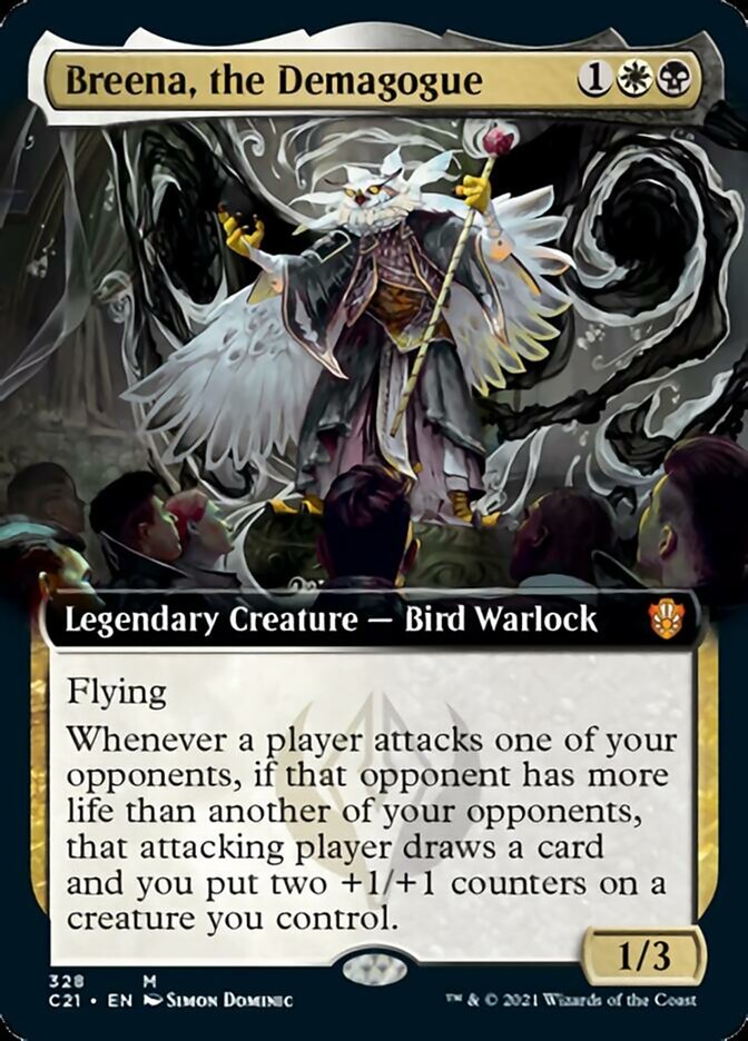 Breena, the Demagogue (Extended Art) [Commander 2021] | Exor Games Truro