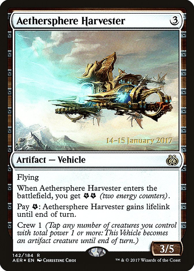 Aethersphere Harvester [Aether Revolt Prerelease Promos] | Exor Games Truro