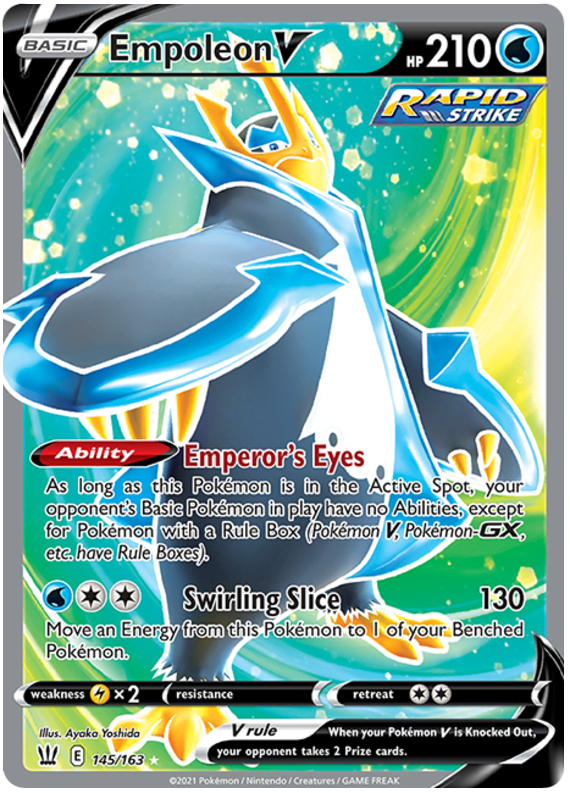 Empoleon V (145/163) [Sword & Shield: Battle Styles] | Exor Games Truro