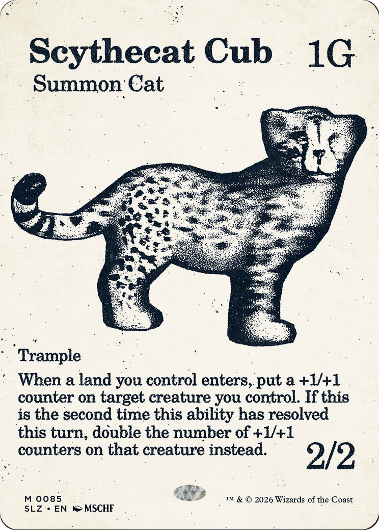 Scythecat Cub (0085) [Secret Lair x MSCHF: The Zeta Set] | Exor Games Truro