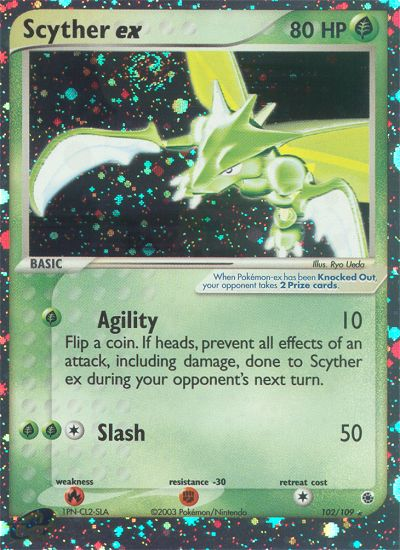 Scyther ex (102/109) [EX: Ruby & Sapphire] | Exor Games Truro