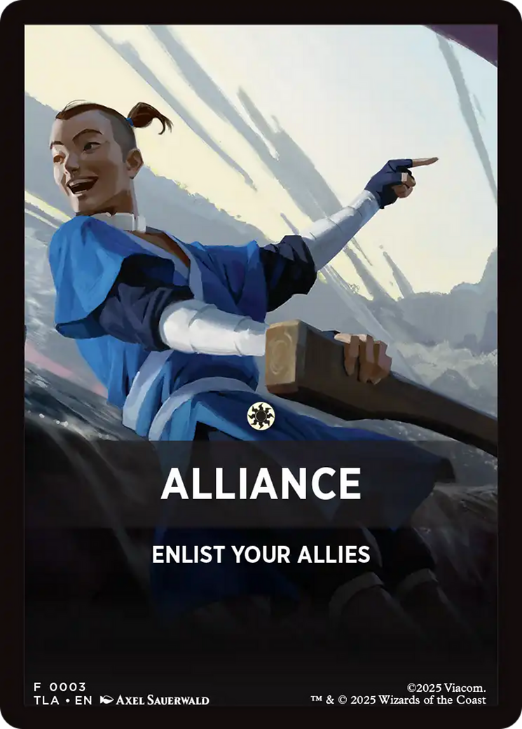 Alliance Theme Card [Avatar: The Last Airbender Tokens] | Exor Games Truro
