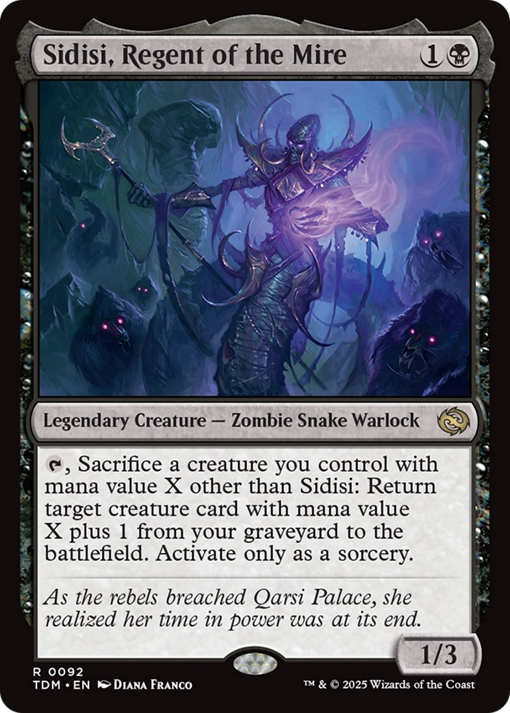 Sidisi, Regent of the Mire [Tarkir: Dragonstorm] | Exor Games Truro