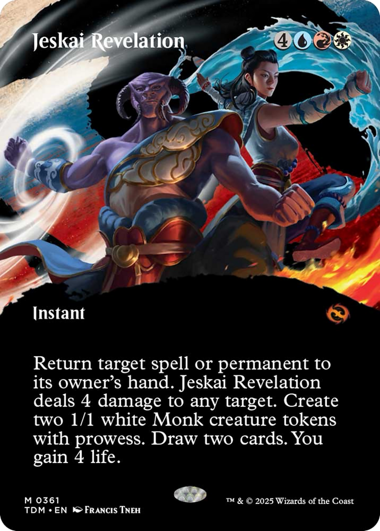 Jeskai Revelation (Borderless) [Tarkir: Dragonstorm] | Exor Games Truro