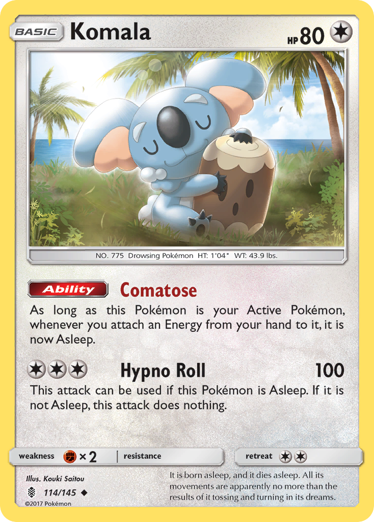 Komala (114/145) [Sun & Moon: Guardians Rising] | Exor Games Truro