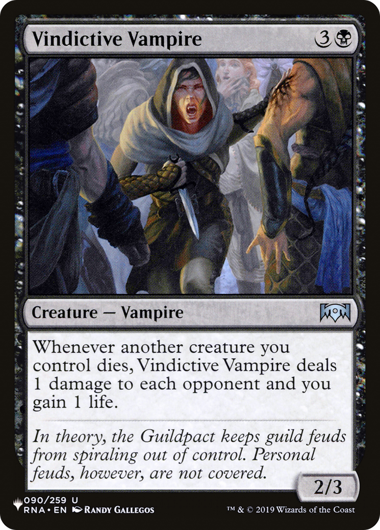 Vindictive Vampire [The List Reprints] | Exor Games Truro