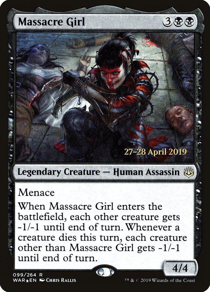 Massacre Girl [War of the Spark Prerelease Promos] | Exor Games Truro